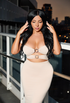 Jasmine One-Piece + Midi Skirt - MGX Swim