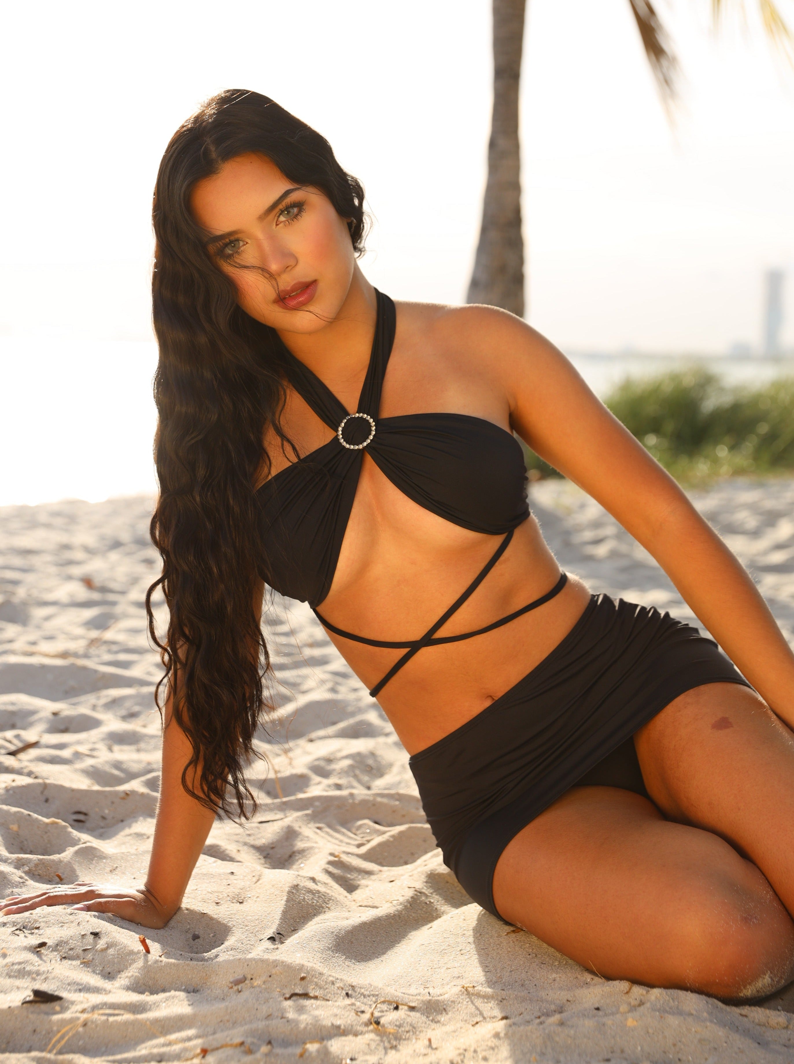 Vixen Halter - Nero - MGX Swim